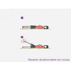 Elevación de pierna lateral con círculos