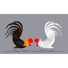 Pelea de gallos mudos