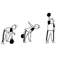 Snatch con kettlebell