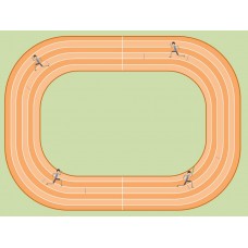 Carrera de relevos libre 4x100 metros
